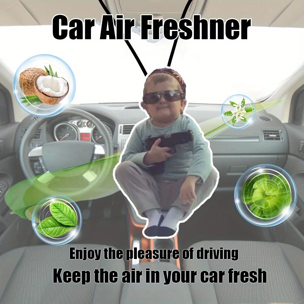 Cool Kid Car Dufthänger – Mini Gunman Companion, Spiegelentlüftung zum Aufhängen, anhaltender Duft