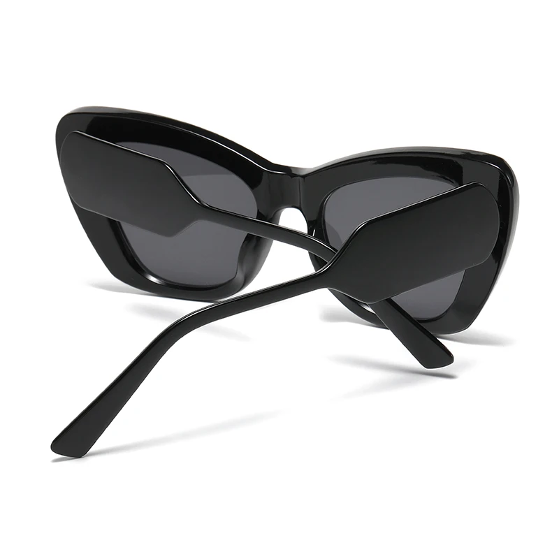 Personality Color Matching Fashion Cat-eye Sunglasses Retro Cross Border Gradient Candy Colored Sunglasses