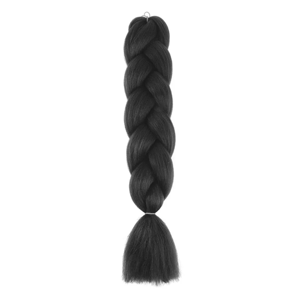 24-Zoll-DIY-Jumbo-Flechthaar, synthetische Haarverlängerungen, Afro-Ombre-Häkelgeflecht, Großhandel für Frauen