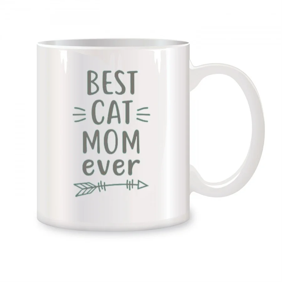 

Best Cat Mom Ever Mugs For Cat Lovers Women Mothers Day Birthday Novelty Coffee Ceramic Tea Cups White 11 oz