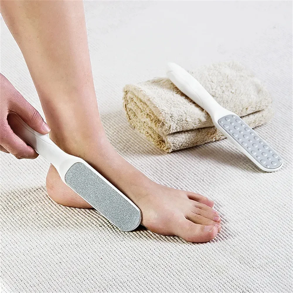 Removedor de calos profissional de aço inoxidável, raspador de arquivo de pé, ferramentas de pedicure, remoção de pele morta para saltos, produtos de cuidados com os pés, 1 peça