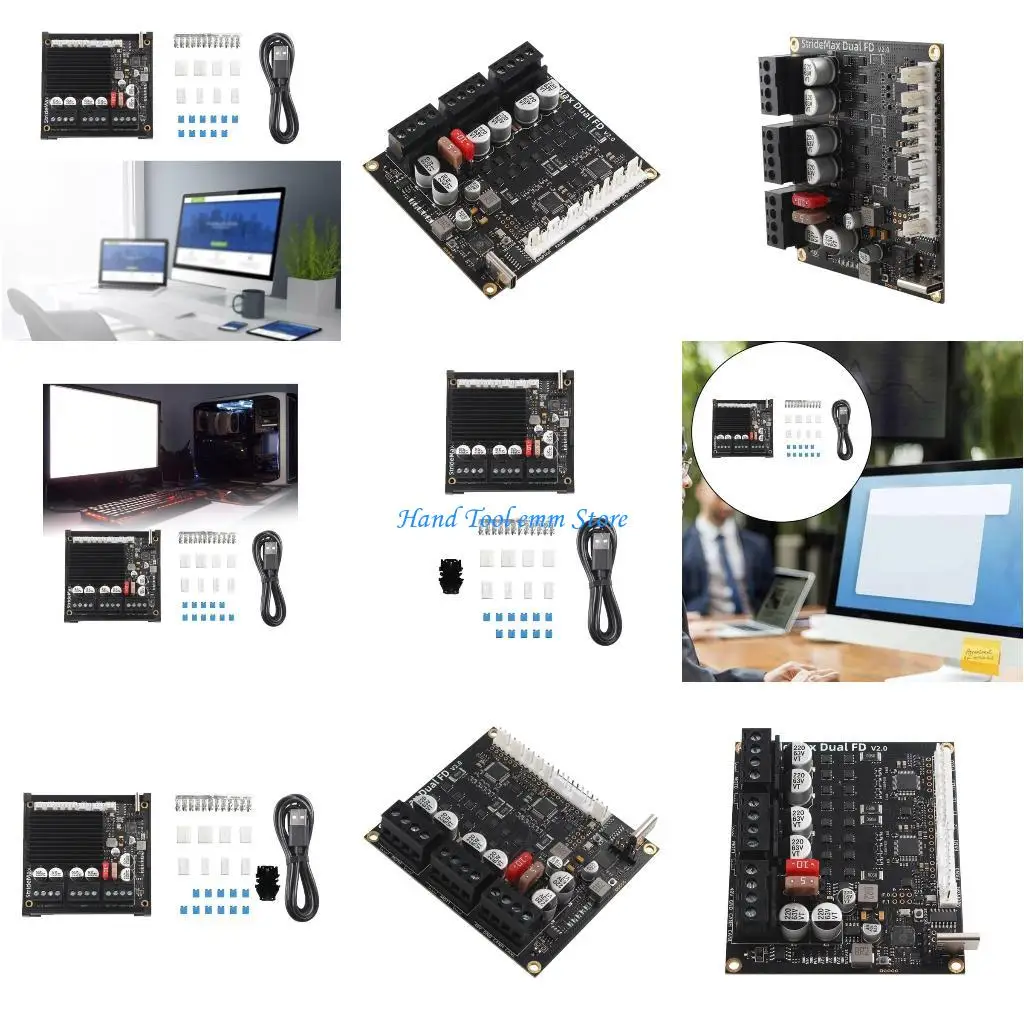 

H37F StrideMax Daul FD 60V Boards Support Klipper & RRF for Voron 3D Printers