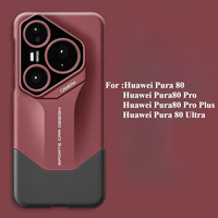 For Huawei Pura 80 Ultra Case Luxury Phantom Shield Supercar Splicing PC Cover For Huawei Pura80 Pro Plus Shockproof Fudna