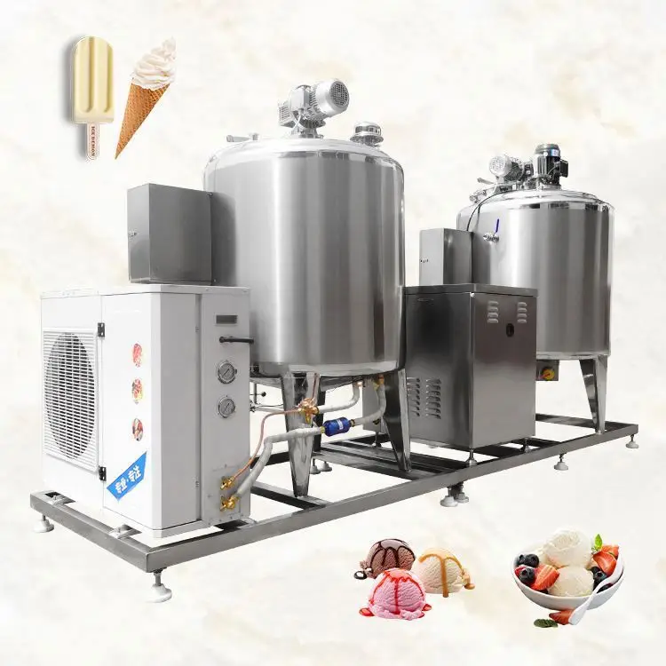 China Manufacture Factory Price Complete Ice Cream Plant Ice Cream Production Line