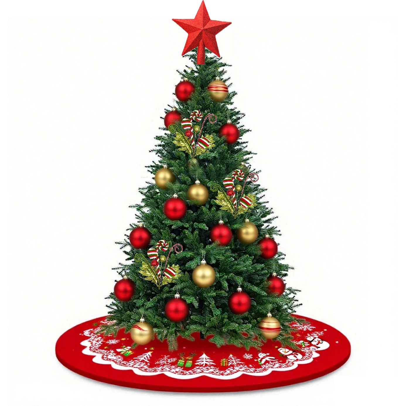 

DIY Christmas Tree Ornament Set 90/120/150180cm Large Christmas Trees Home Decor New Year Red Christmas Tree Decoration Dropship