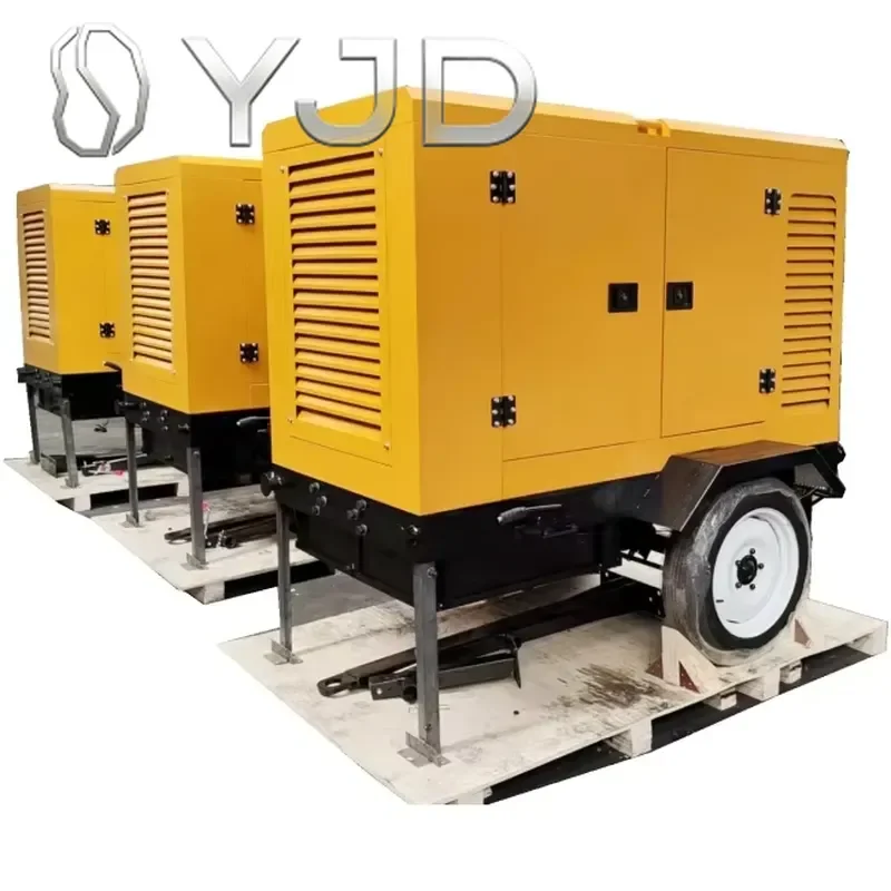 YJD 36A Mobile Welder Generator Heavy  Welding 20kW Diesel Silent Auto Start Unipower 400V 50Hz Water Cooled ISO Certified 1
