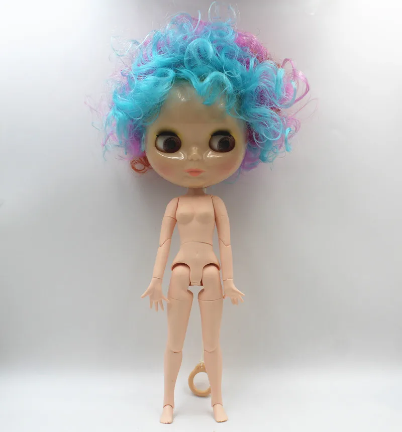 

Free Shipping big discount RBL-25024J DIY Nude Blyth doll birthday gift for girl 4color big eye with beautiful Hair cute toy