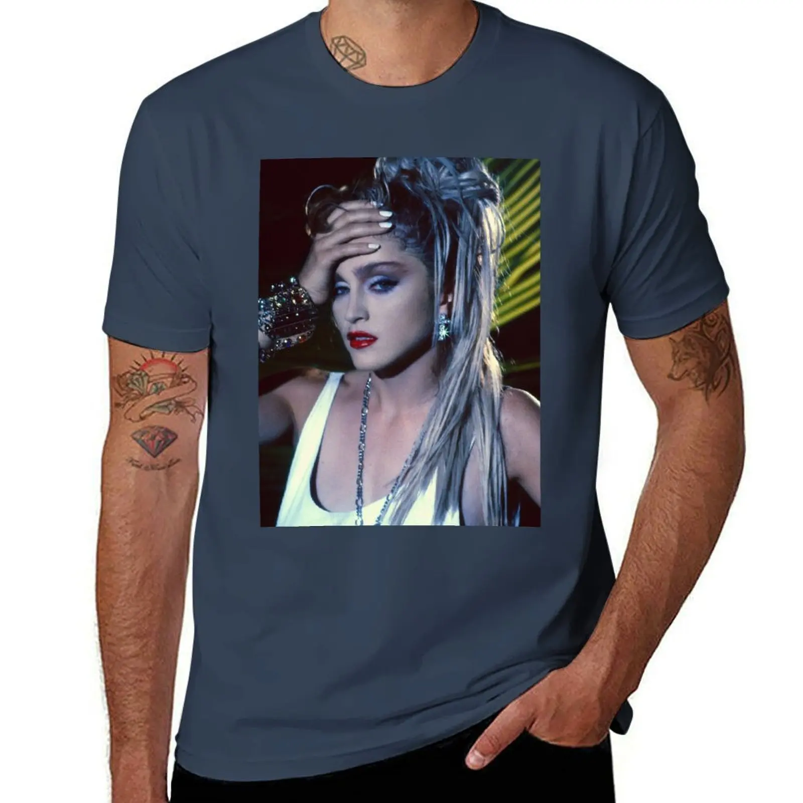 

Madonna - Like A Virgin Era T-Shirt t shirts for man pack white t shirts designer t shirt man luxury T-Shirt