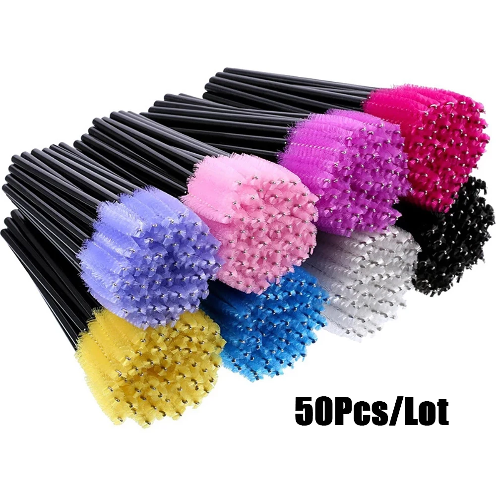 MASSCAKU Eyelash Brush Comfortable Make ups Eyelashes Type Cosmetic Tools Eyelashes Supplies Several Colors Neat Aided