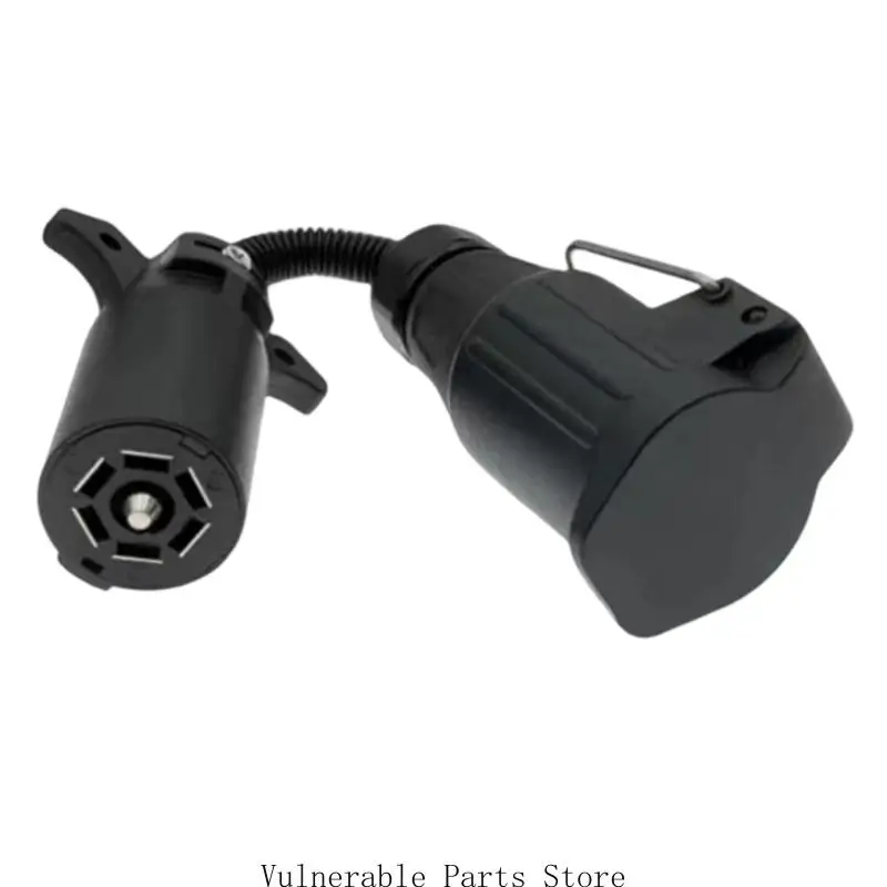 Trailer Electrical Adapter for Light Hookup and Cable-Linked Use