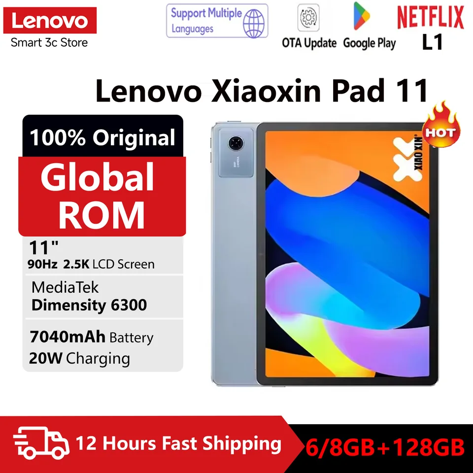 Androidタブレット本体 xiaoxin pad 2025 11 (Lenovo IdeaTab ) Original Lenovo Xiaoxin Pad 11 2025 Tablet Global ROM MediaTek