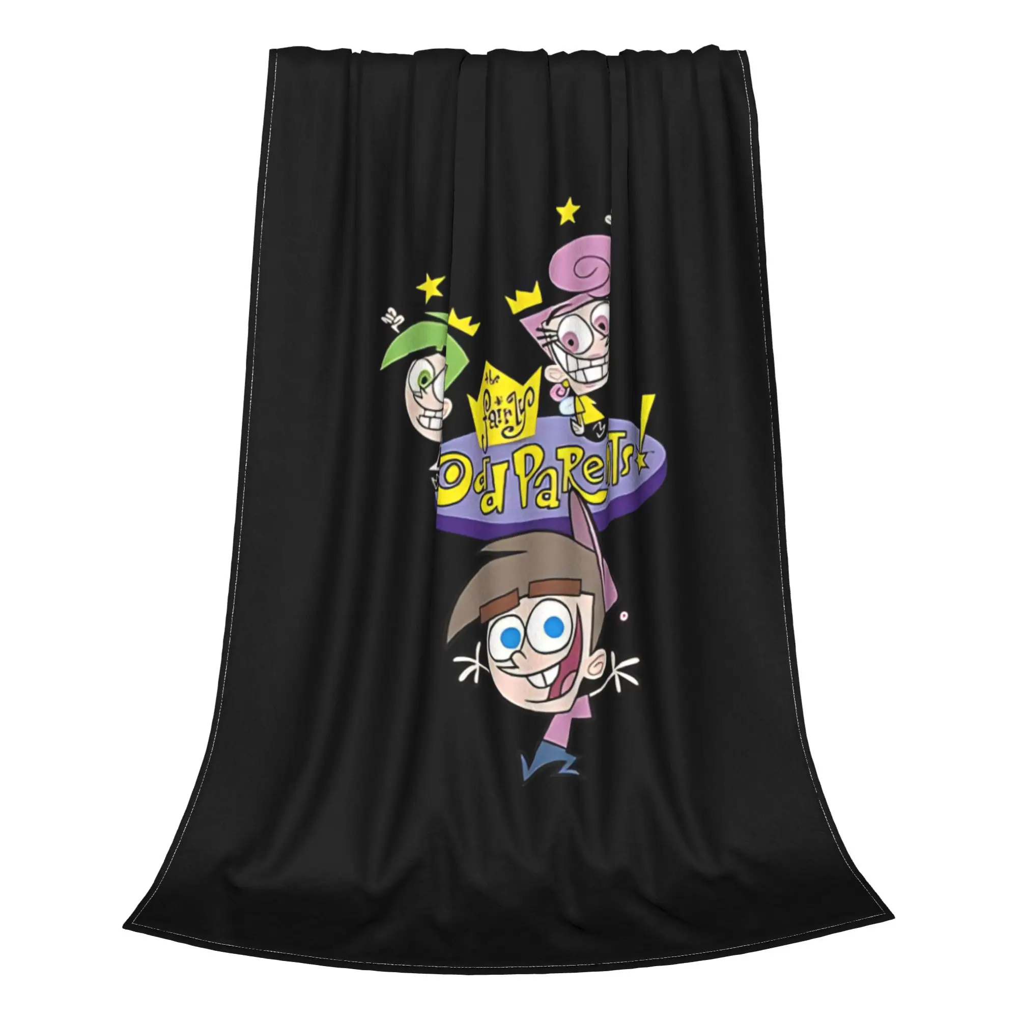 1PC Home Cutecore cartoon collage  Fairly Odd Treasures Blanket Super Cosy Plush Home Living Room Sofa Halloween