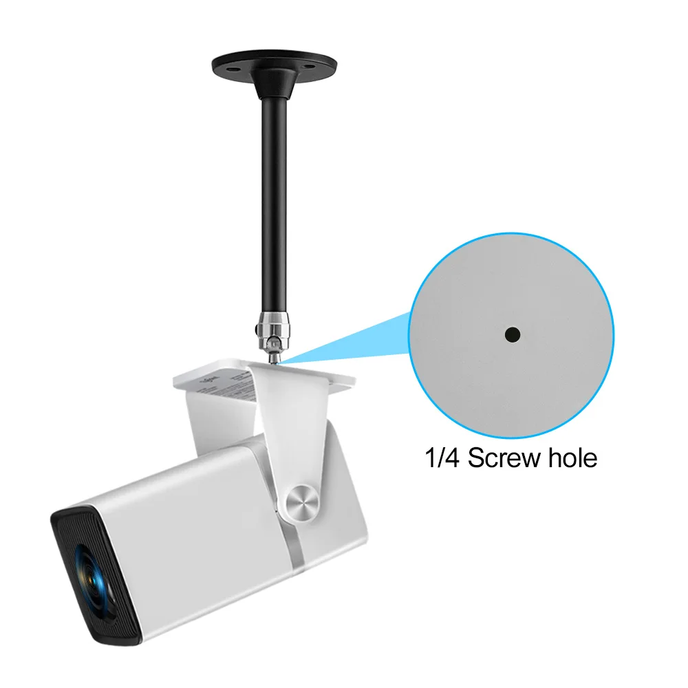 Mini Projector Holder Projector Holder Metal Firm Ceiling Stand 21cm Rotatable Wall Bracket for HY300Pro HY320Mini