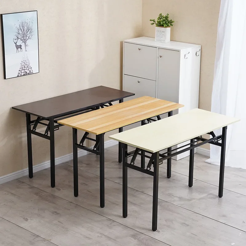 Moon Modern Double Layer Folding Table Outdoor Training Learning Homework Metal Adjustable Feet Double Spring Design