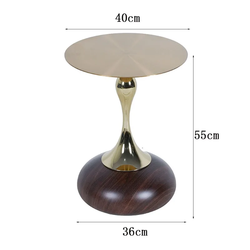 Italian Style Small Waist Side Table Minimalist Small Coffee Table Corner Table Creative Modern Coffee Table Small round Side