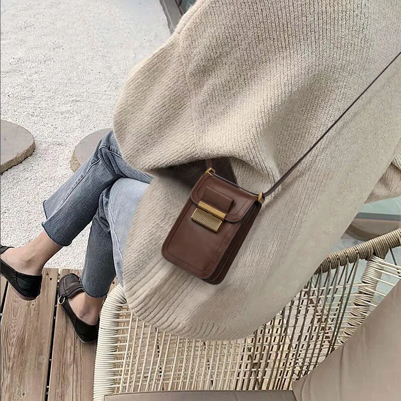 WILLIAMPOLO Brand Wallets Women Mini Shoulder Bags Female Phone Bag Ladies Crossbody Bags Retro Messenger Wallet For Women Purse