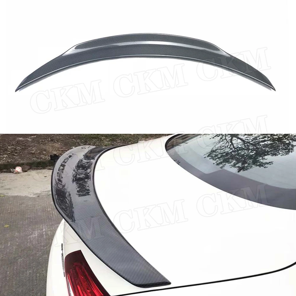 

For Benz CLA Class W117 CLA180 CLA200 CLA260 CLA45 AMG 2013-2019 Carbon Fiber Rear Trunk Lip Spoiler Car Body Kits