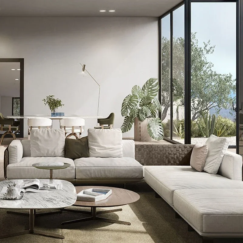 أريكة جلدية من الطبقة الأولى من جلد البقر