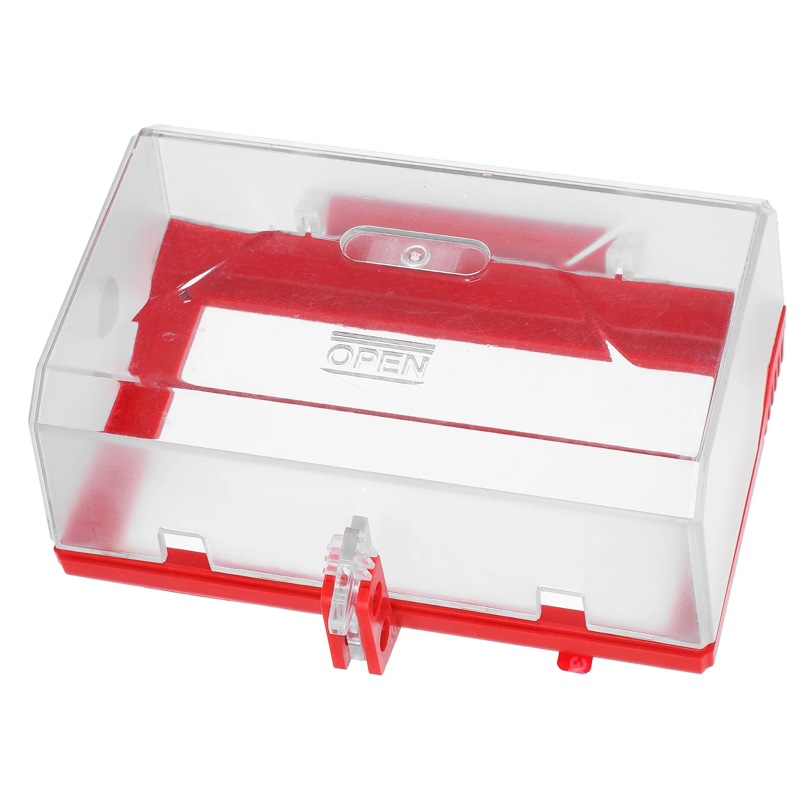 

Oversize Push Button Lockout Cover Clear Emergency Stop Switch Protector For Electrical Equipment Durable Plastic Knob Guard