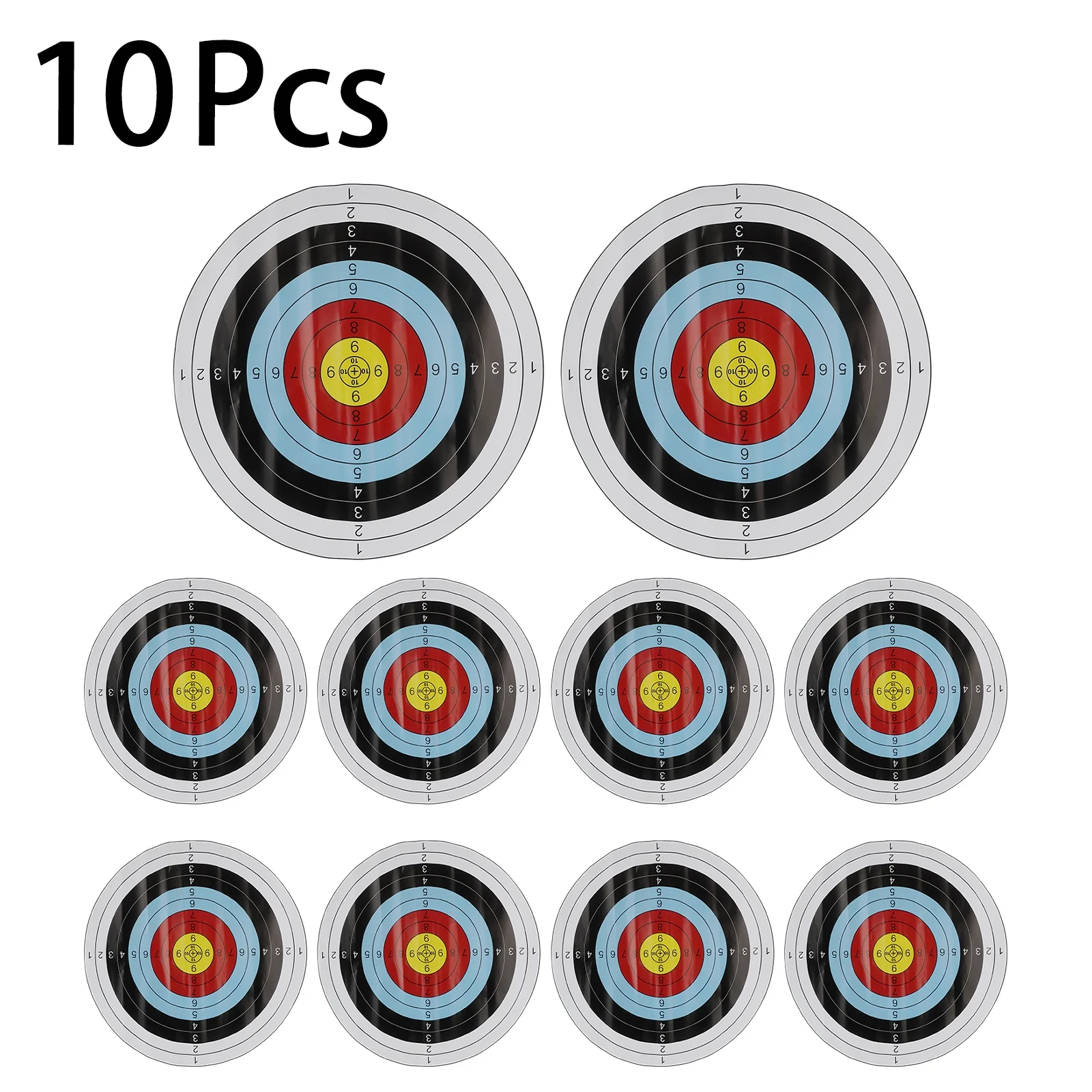 10Pcs Target Paper Face 40x40cm For Arrow Bow Practice Outdoor Sports Paper Targets Shoot Tools Brand New And High Quality