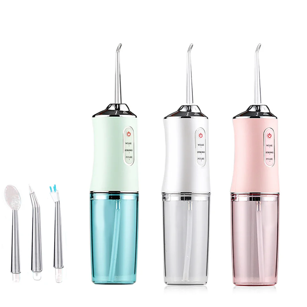 Dente elétrico portátil Scaler, Dental Cordless Water Flosser, Porta USB recarregável, Limpeza dos dentes