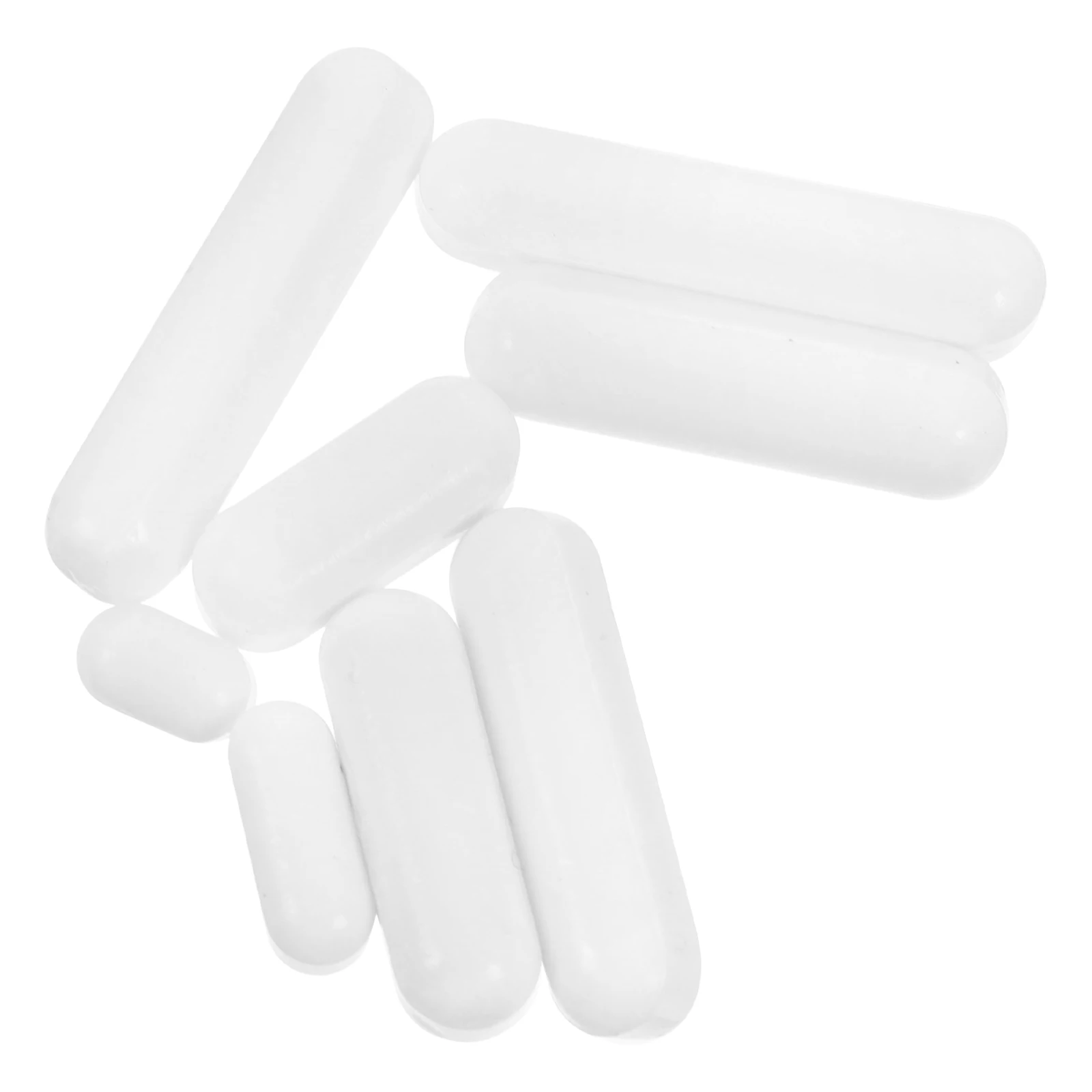 

8 Pcs Laboratory Stir Plate Magnetic Bar Blender White PTFE Auto Stirrer for Cooking