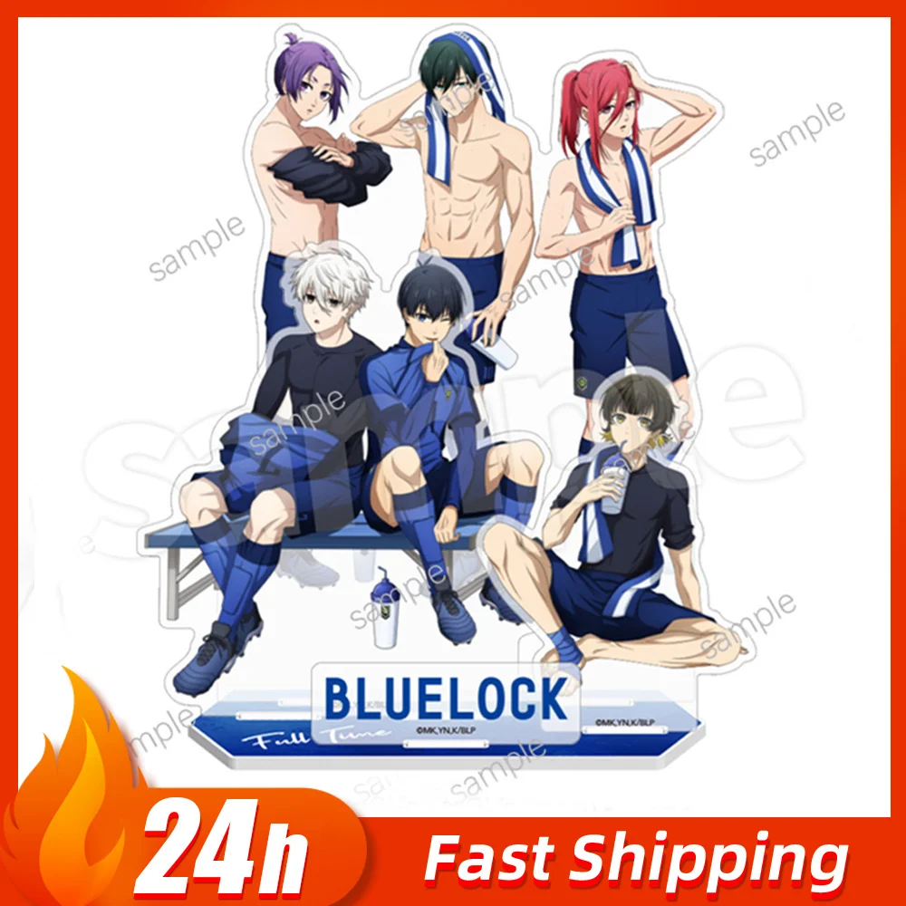 

15cm BLUE LOCK Anime Perimeters Acrylic Character Display Standing Plates Beautiful Creative Desktop Collectible Ornaments Gifts