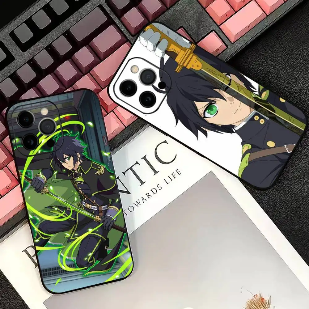 

Seraph of the End Yuichiro Phone Case Silicone Soft For IPhone 17 16 15 14 13 12 11 X XR Plus Pro Max Plus