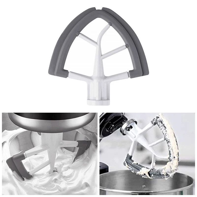 

Flex Edge Beater For Kitchen Aid Tilt-Head Stand Mixer 4.5-5 Quart Mixer With Flexible Edges Bowl Scraper Kitchen Accessories