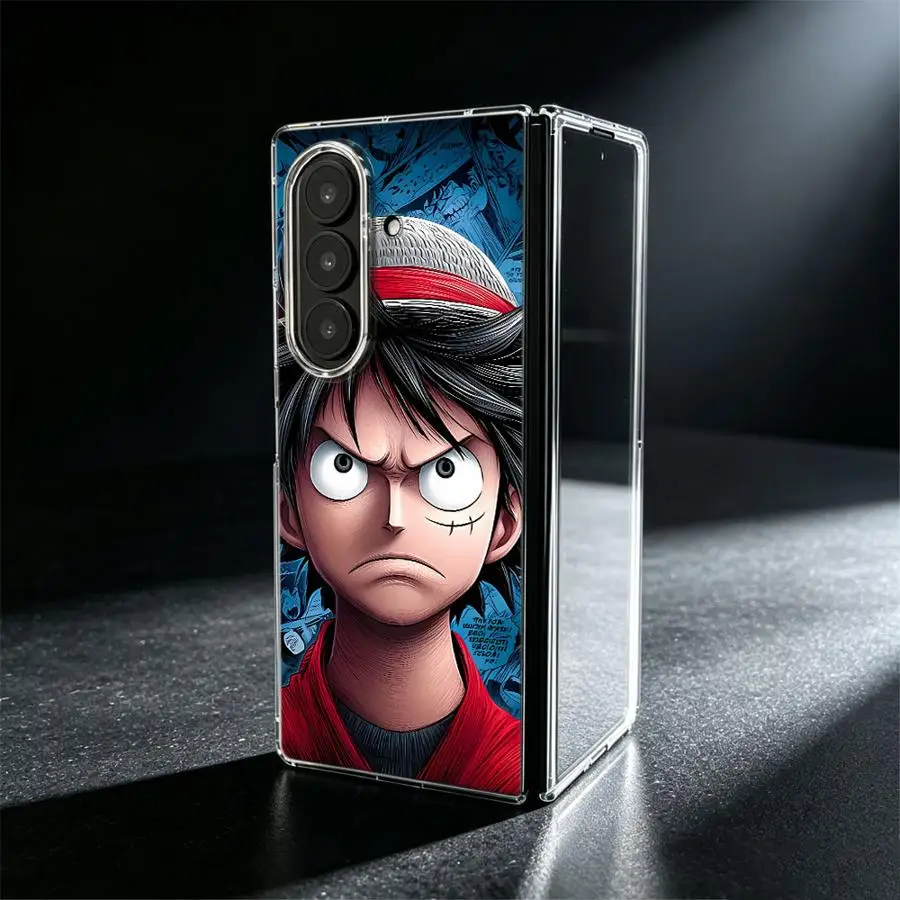 Cool Luffy Phone Cover Case for Samsung Galaxy Z Fold 8 Ultra ZFold6 ZFold3 ZFold4 ZFold5 Z Fold 7 6 5 4 3 ZFold7