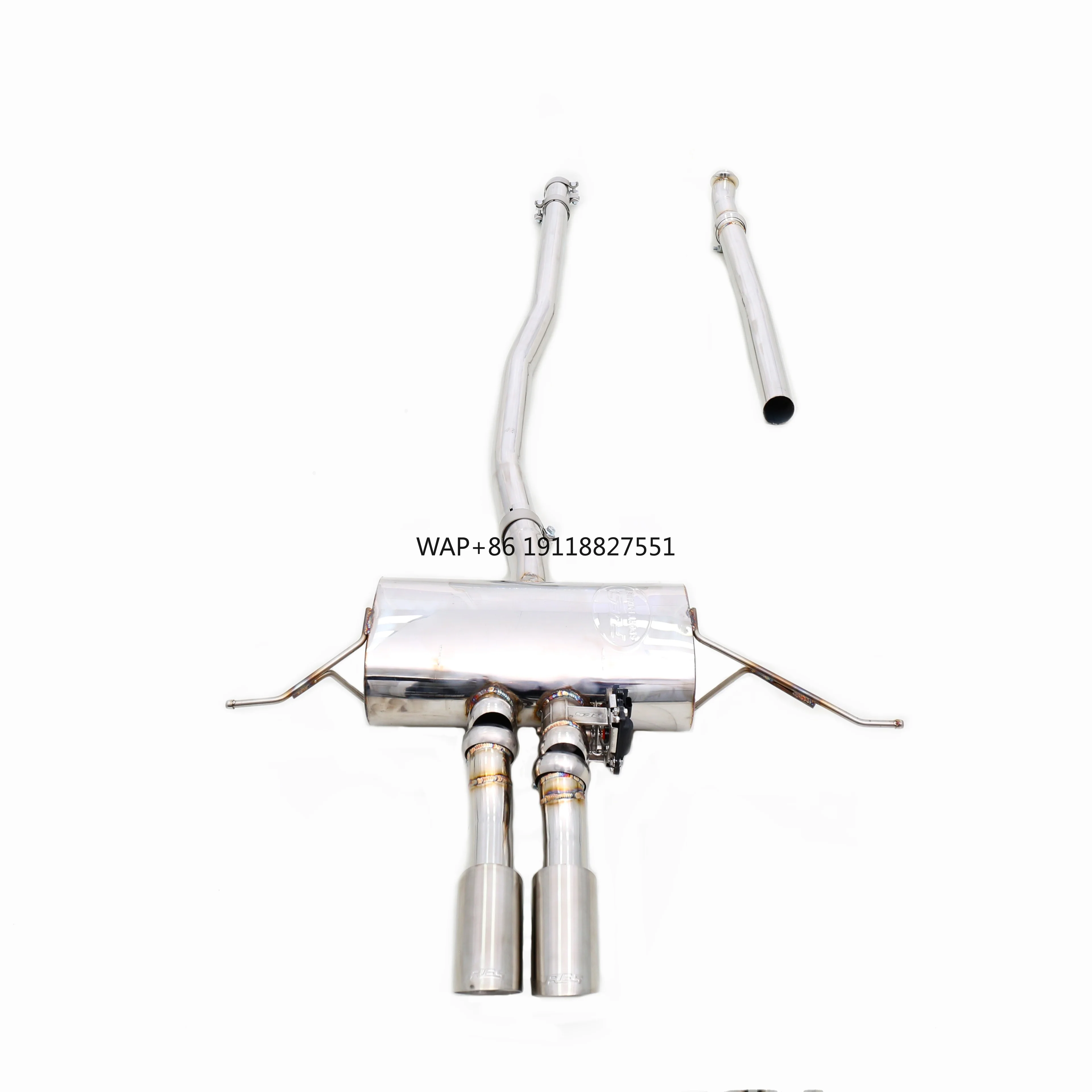 

Factory Customization 304 Stainless Steel Valved Exhaust System Mirror Polished 1.5mm Thick Designed for