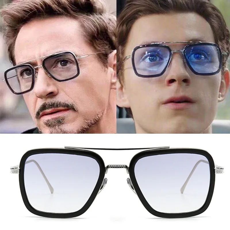 Fashion Steampunk Men Sunglasses Man Sun Glasses Vintage Metal Eyewear UV400 Women Shade - view 2