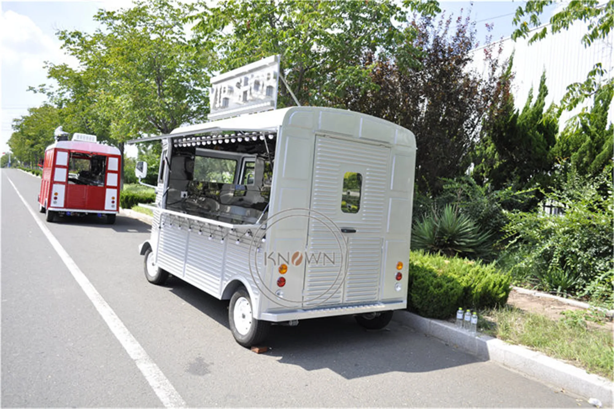 Populaire mobiele elektrische foodtruck Street Breakfast Snack Ice Cream Shop Keukenapparatuur Voedselkar te koop met DOT CE