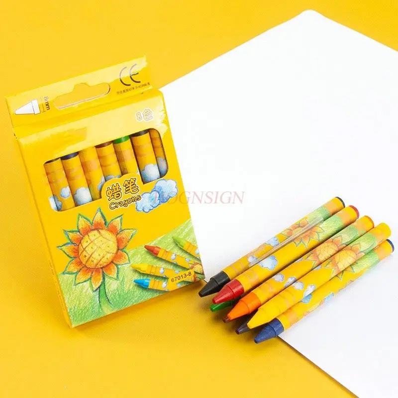 10boxes Children's Oil Painting Stick Set Drawing Pen Color Pen Kindergarten Elementary School Crayon