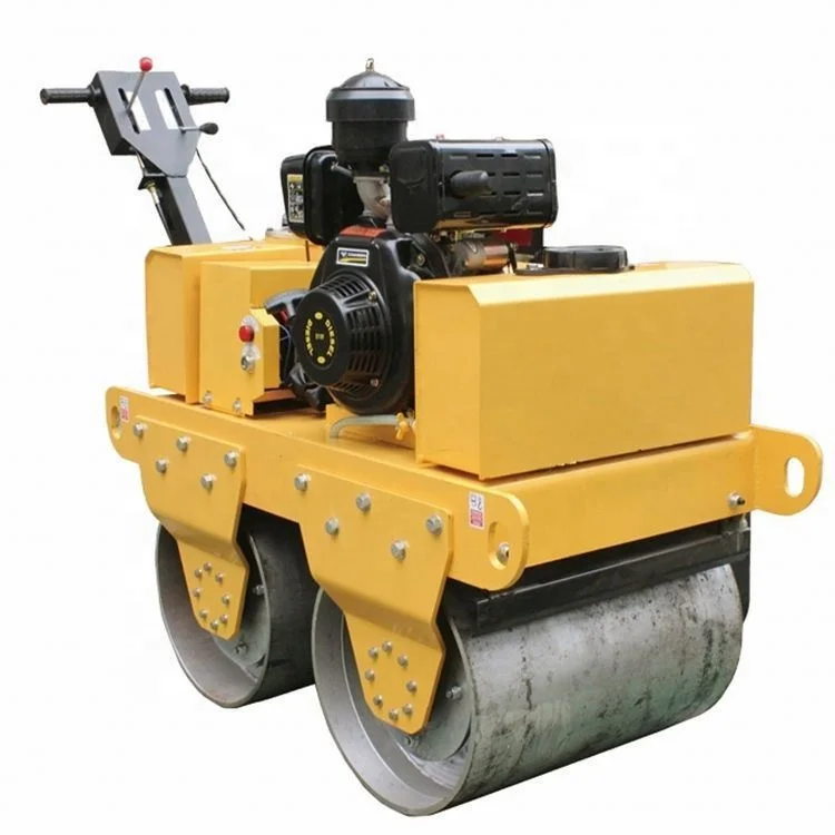 Supply Walk Behind Mini Double Drum Vibratory Road Roller Jack Strong