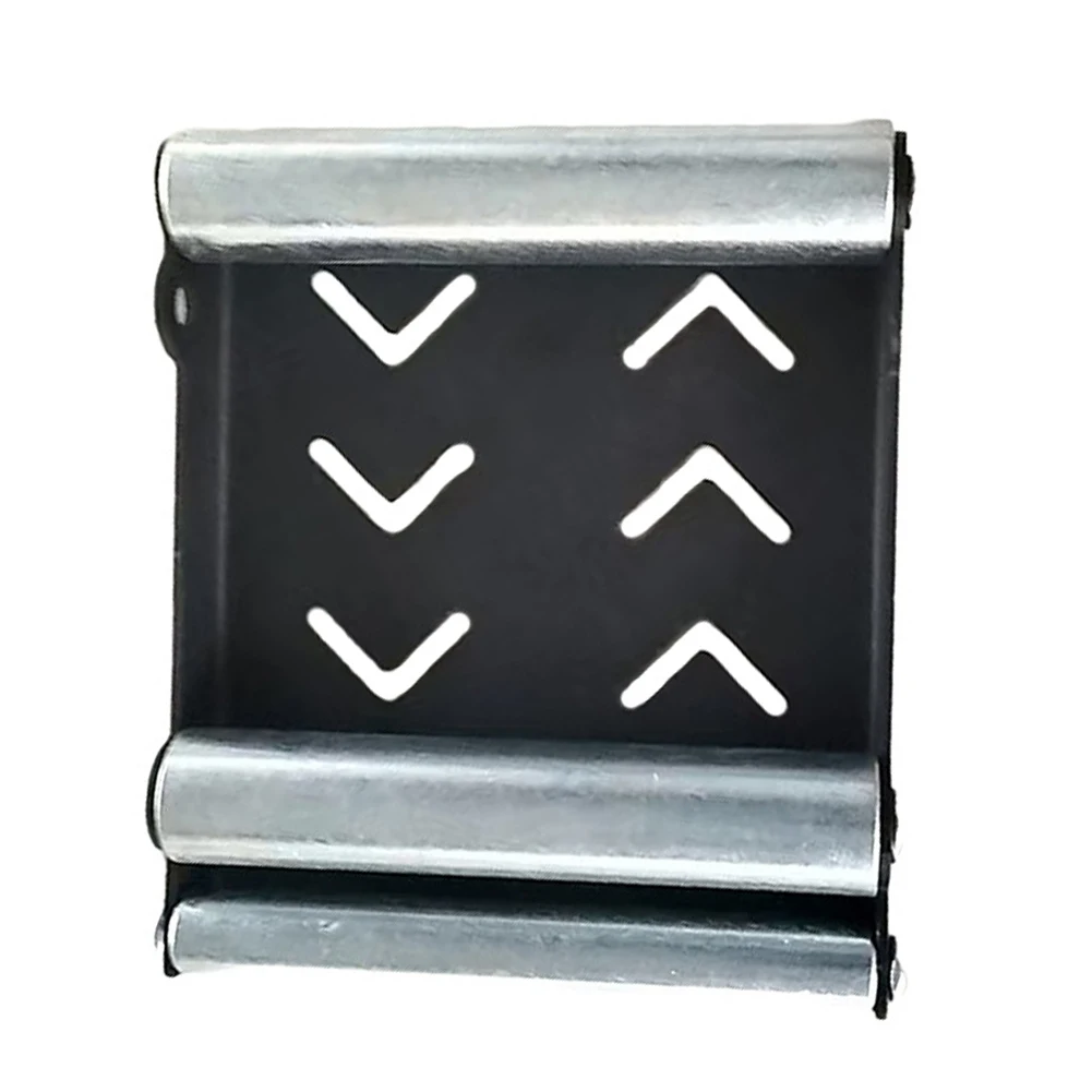 Motorcycle Tire Stand Bracket for Cleaning Tasks Featuring Roller Ramp Lift Chain Support and Stable Base Design