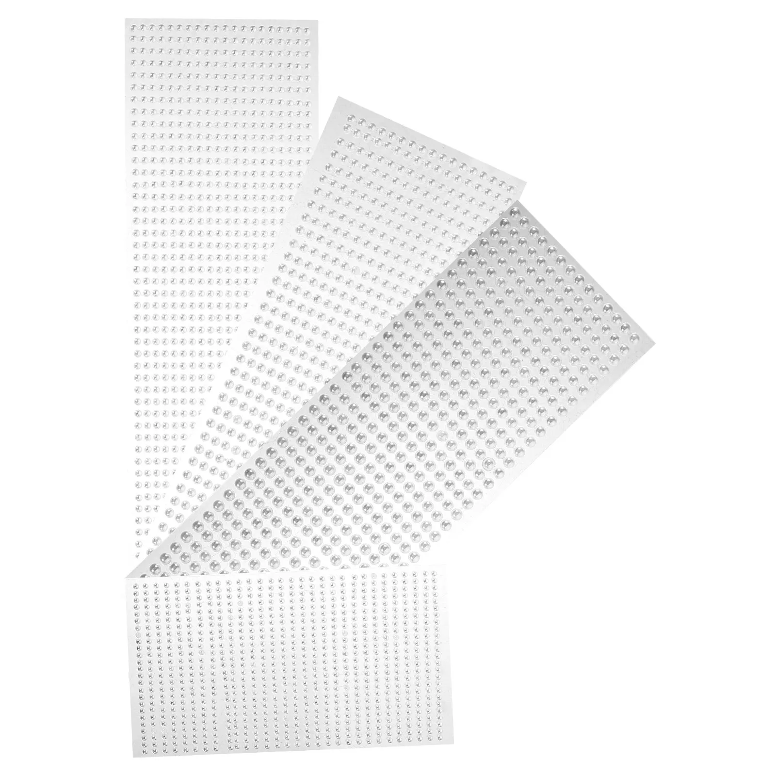 

4 Sheets Pearl Stickers for Face Self Adhesive Makeup Pearls Nail Art Eye Craft Decoration Pearl Stickers Face Pearls