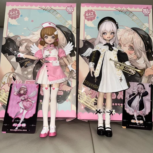 

Nightmare Twin Series Spot Light Подвижная суставная кукла 1/6 Bjd Игрушка Слепая коробка Подарок для девочек Милый модный орнамент ручной работы