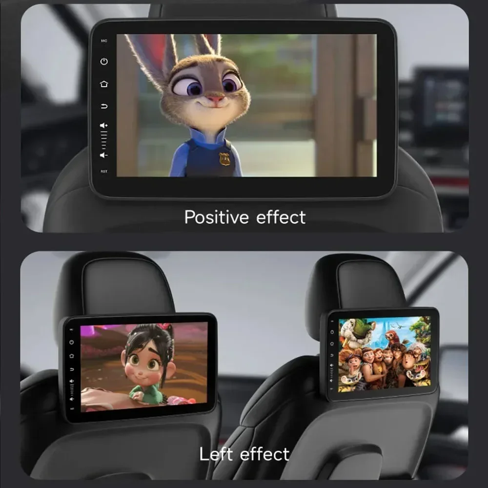 شاشات السيارة، شاشة المقعد الخلفي، مسند الرأس، شاشة التلفزيون، أندرويد أوتو كاربلاي، واي فاي، فيلم/Netflix/Youtube، مشغل فيديو عبر الإنترنت #2