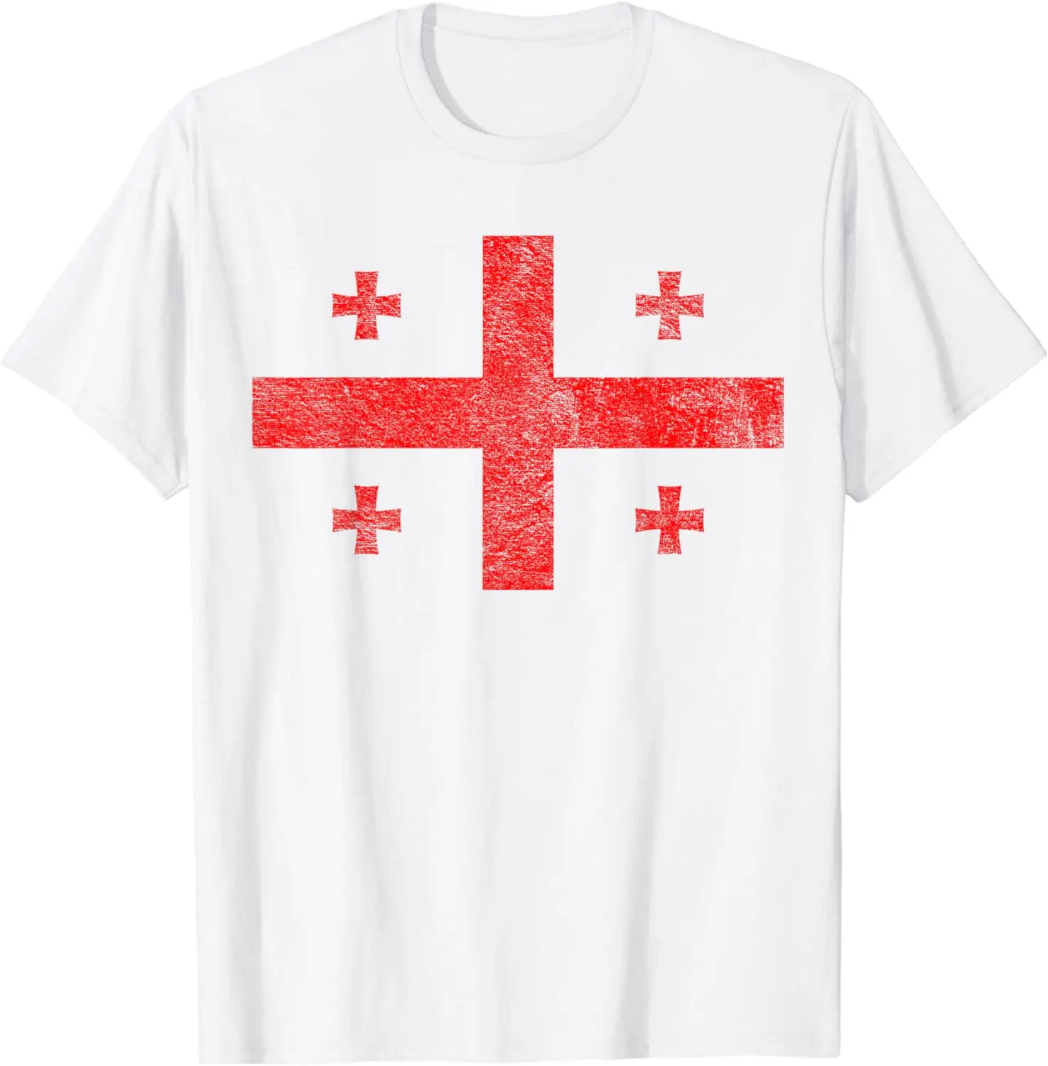 

TBILISI COAT OF ARMS T-Shirt for Men Women Teens Cotton Short Sleeve for Travel Outdoor