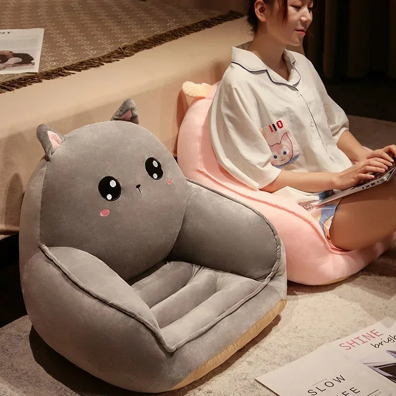 

Futon Cushion Backrest Integrated on Ground Tatami Lazy Man Sitting Pier Bedroom Sofa Window Thickened Soft Cushion Bean Bag