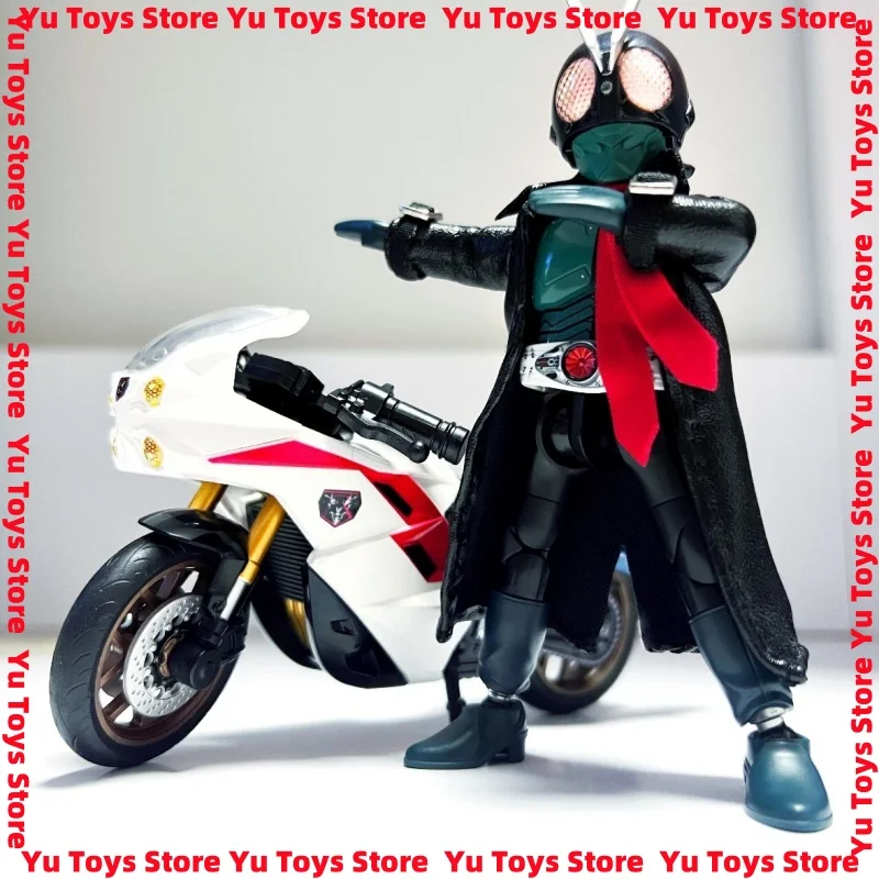 

Подлинные классические комбинированные промокашки Kamen Rider — обновленная версия 1, набор циклонных фигурок с мотоциклом, подарок на Хэллоуин для мальчиков