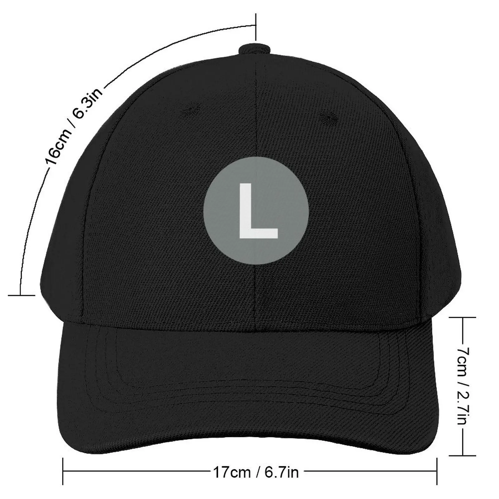 NYC L Train Subway Logo Baseball Cap Sports Cap |-F-| beach hat birthday Women Hats Men's