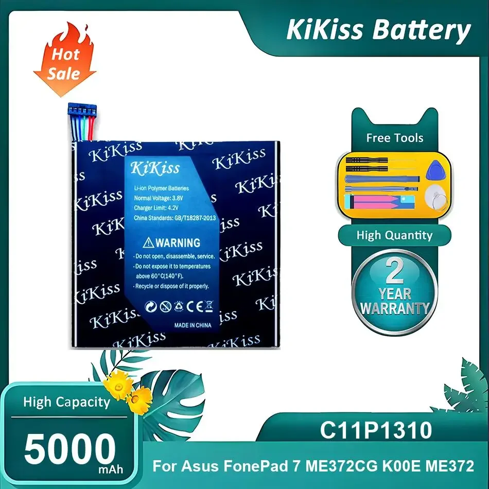 

Совершенно новая батарея для планшета Asus FonePad 7 ME372CG K00E ME372, C11P1310, 5000 мАч