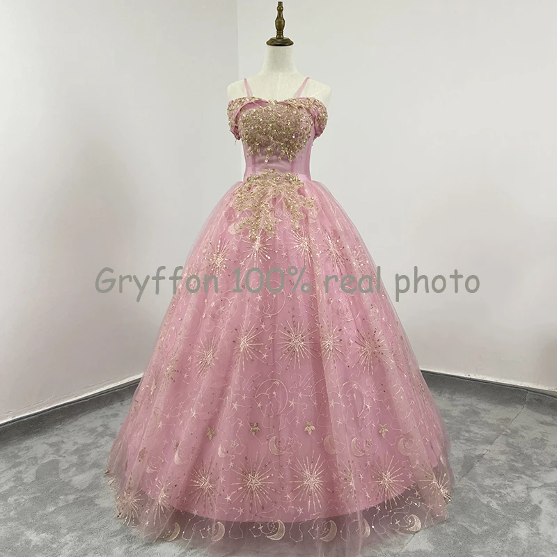 Vestidos Pink Quinceanera Dresses 2021 Off The Shoulder Party Dress Vintage Ball Gown Plus Size Prom Dress Robe De Bal