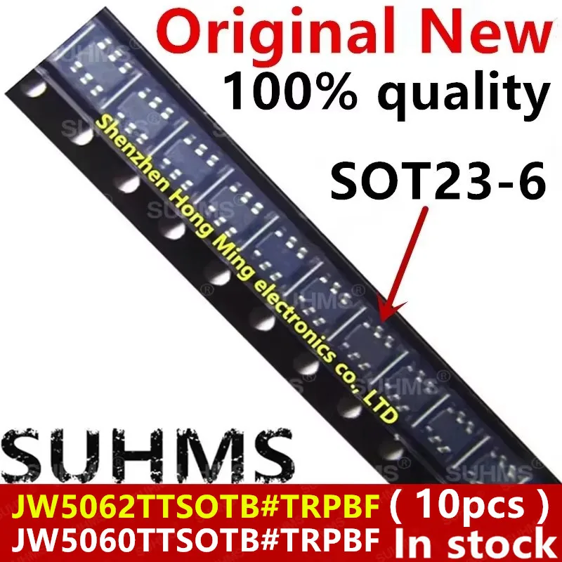(10 stuks) Nieuwe JW5062TTSOTB # TRPBF JW5062TTSOTB JW5062T JW5062 J2CQ J2C* JW5060TTSOTB # TRPBF JW5060TTSOTB JW5060 J6BL J6B* SOT23-6