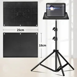 1 Pcs High Quality Tripod Stand Sound Card Plastic Lightweight Thickening Projectors Tray Platform Holder 1/4in Screw Adapter