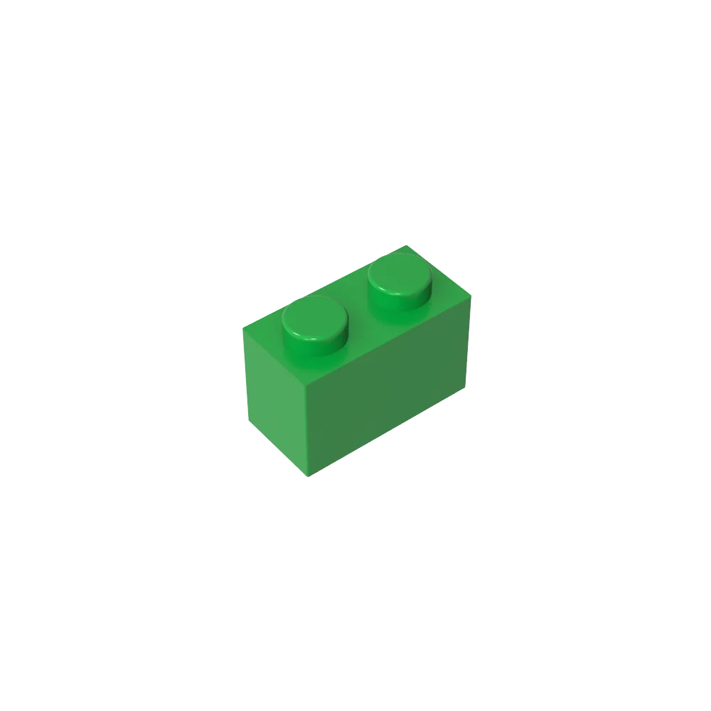 Gobricks 10 Stück Ziegel 1 x 2 Teile 3004 kompatible Montage DIY Baustein Konstruktionsspielzeug für Kinder Erwachsene kreatives Moc-Modell
