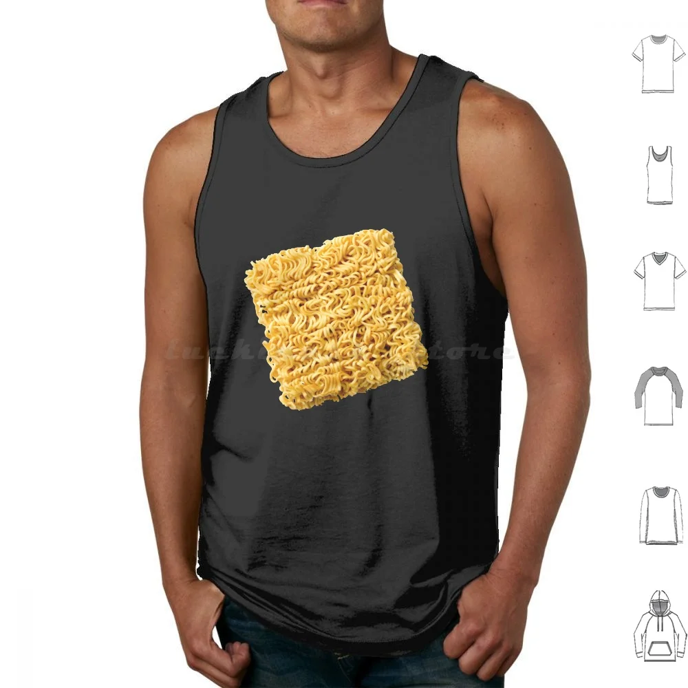 Ramen Noodle Block Tank Tops Print Cotton Ramen Ramen Noodles Instant Ramen Cup Ramen Noodles Japan Japanese Anime