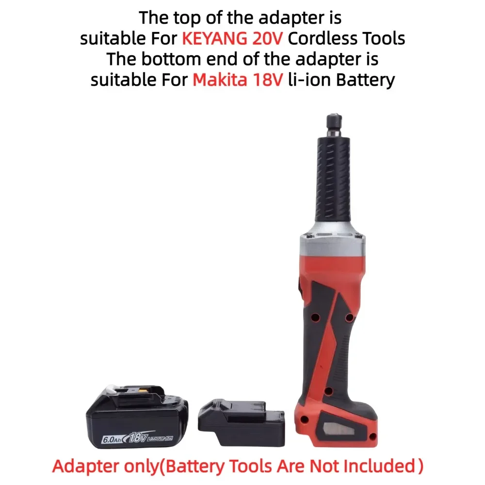 Imagem -03 - Makita Brushless Cordless Drill Tools 18v Li-ion Battery Converter Adaptador Único 20v Electricidade